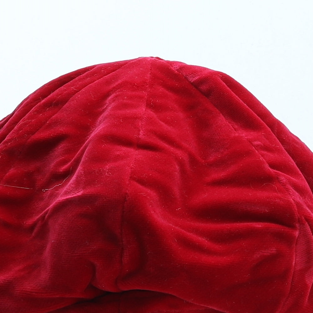 Marida Womens Red Cotton Beret One Size