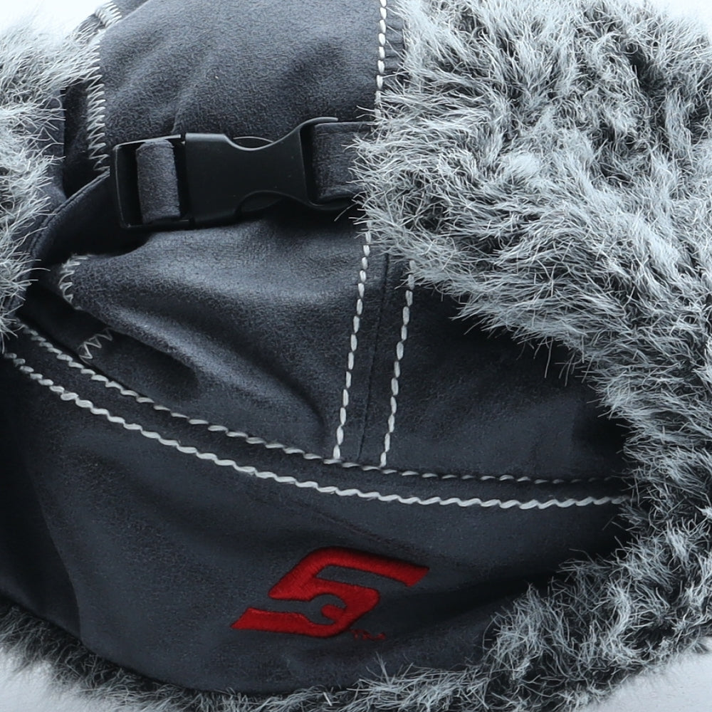 Choko Boys Grey Acrylic Trapper Hat One Size