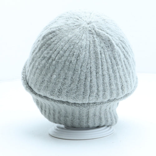 Faith Womens Grey Acrylic Beanie One Size