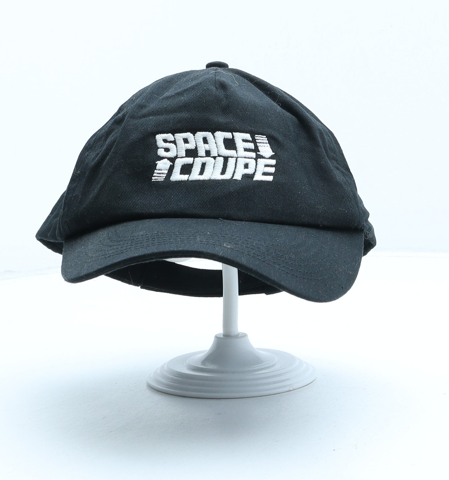 Beechfield Mens Black Cotton Baseball Cap One Size - Space Coupe