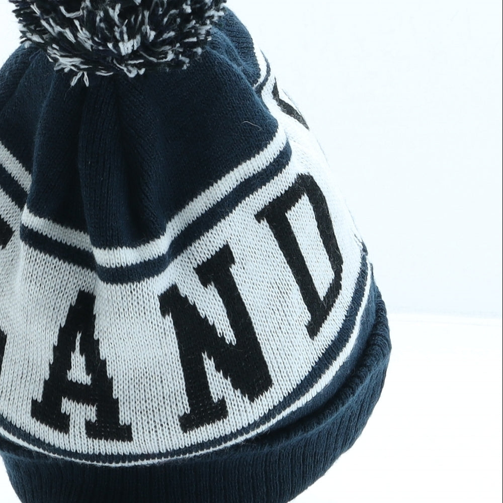 Devoted Mens Blue Acrylic Beanie One Size - Scotland