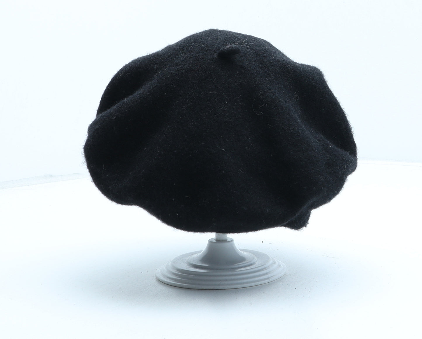 River Island Womens Black Wool Beret One Size