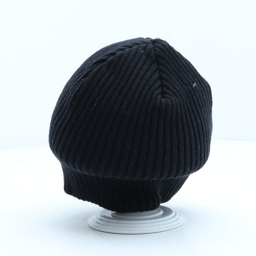 H&M Boys Black Cotton Beanie One Size