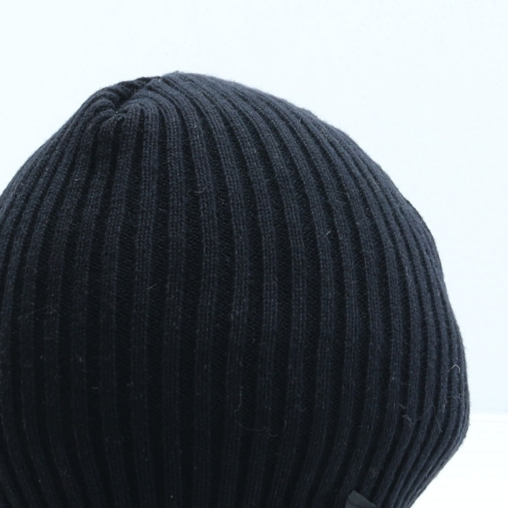 H&M Boys Black Cotton Beanie One Size