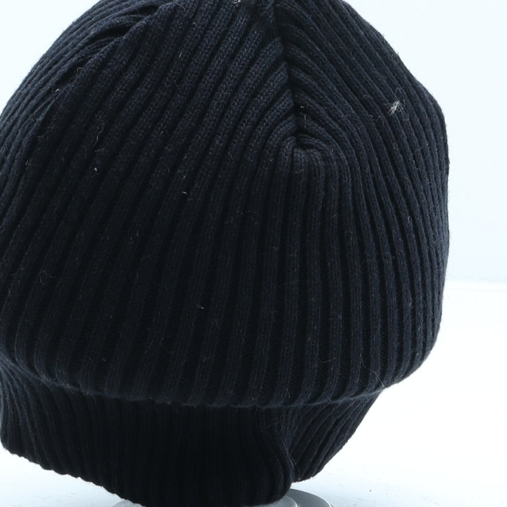 H&M Boys Black Cotton Beanie One Size