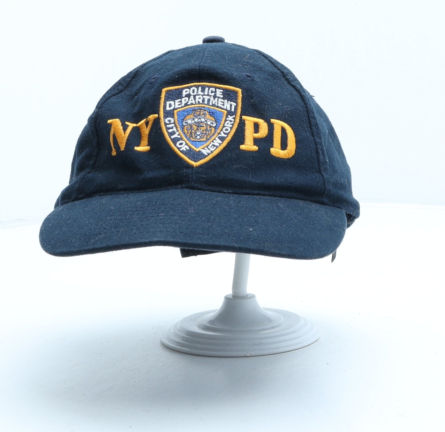 NYPD Mens Blue Cotton Baseball Cap One Size