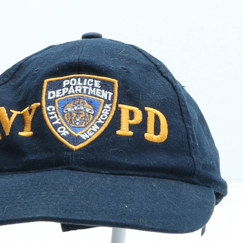 NYPD Mens Blue Cotton Baseball Cap One Size