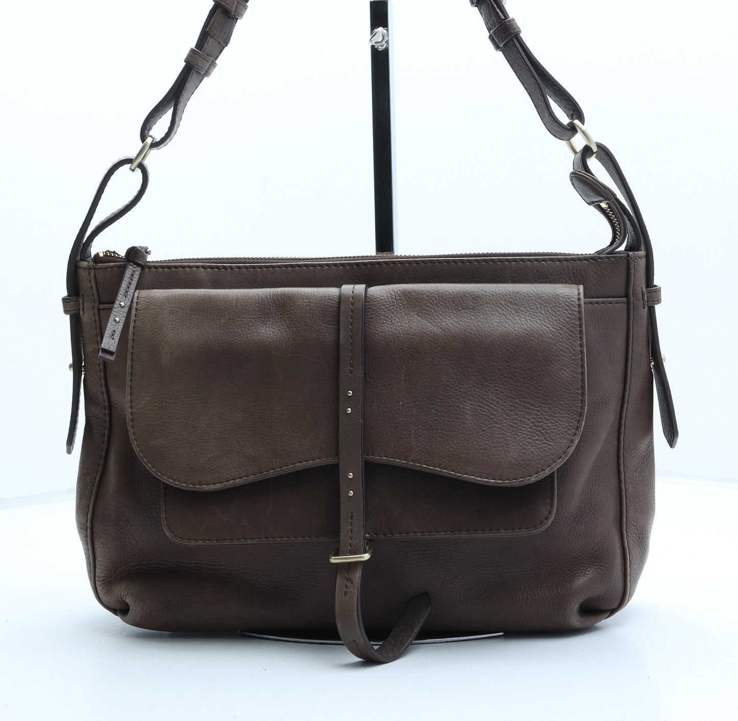 Radley Womens Brown Leather Crossbody Size Medium