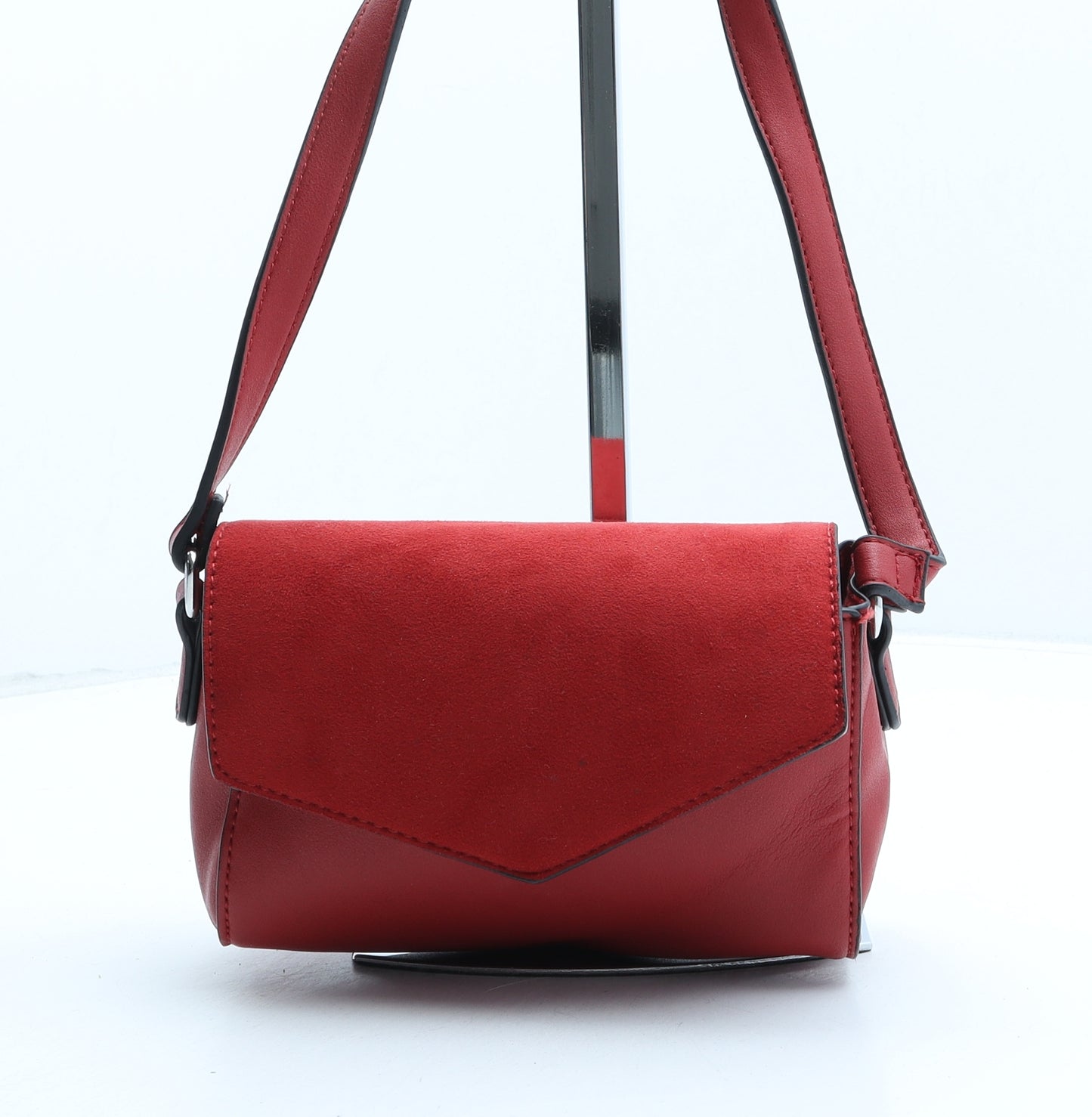 New Look Womens Red Polyurethane Crossbody Size Mini