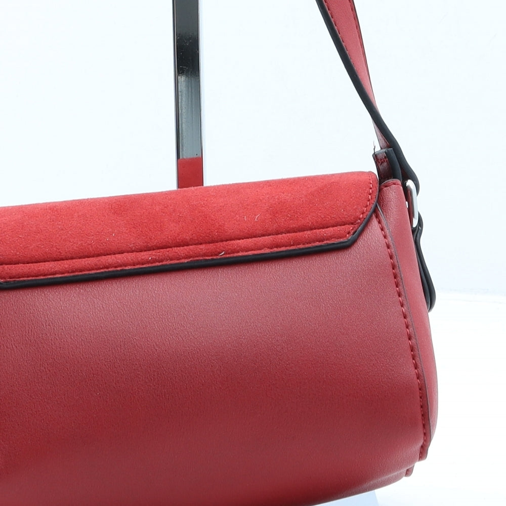 New Look Womens Red Polyurethane Crossbody Size Mini