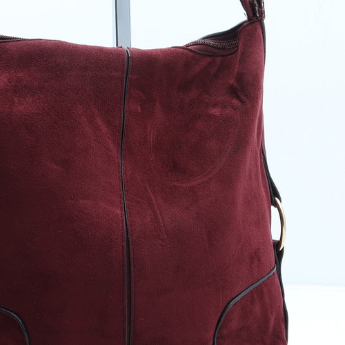 Preworn Womens Purple Polyurethane Crossbody Size Medium