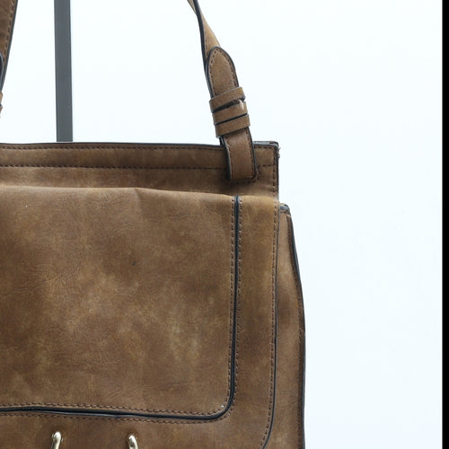 NEXT Womens Brown Polyurethane Crossbody Size Small
