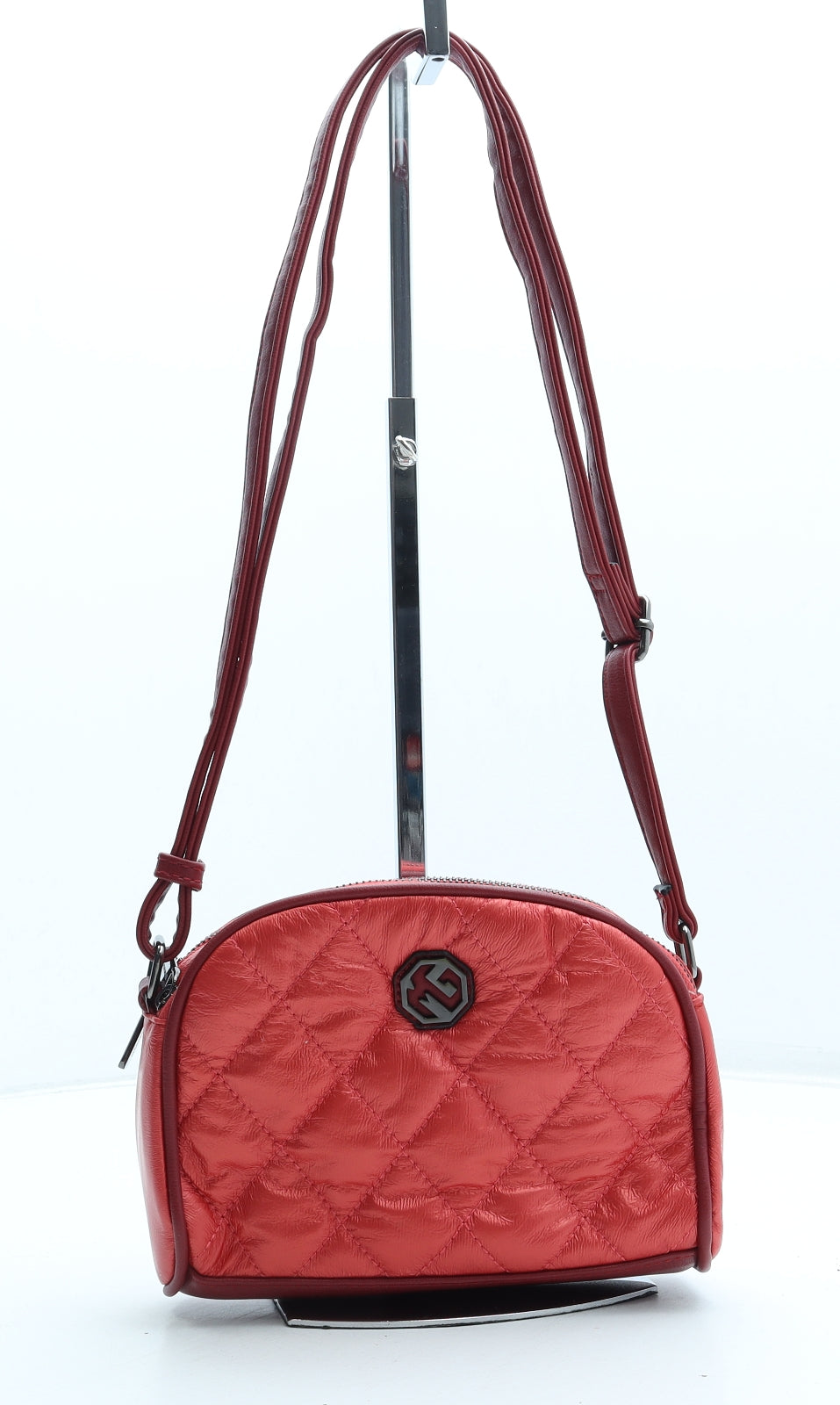 Marina Galanti Womens Red Polyester Crossbody Size Small