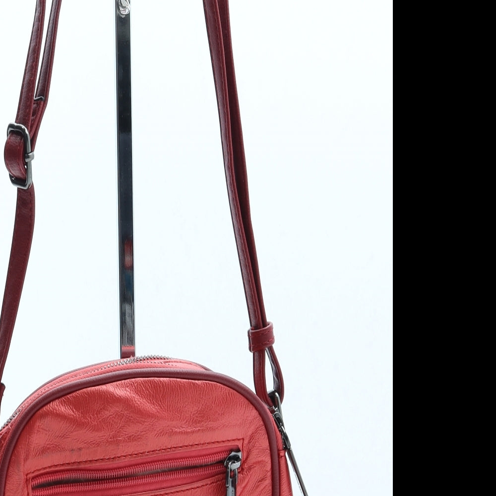 Marina Galanti Womens Red Polyester Crossbody Size Small