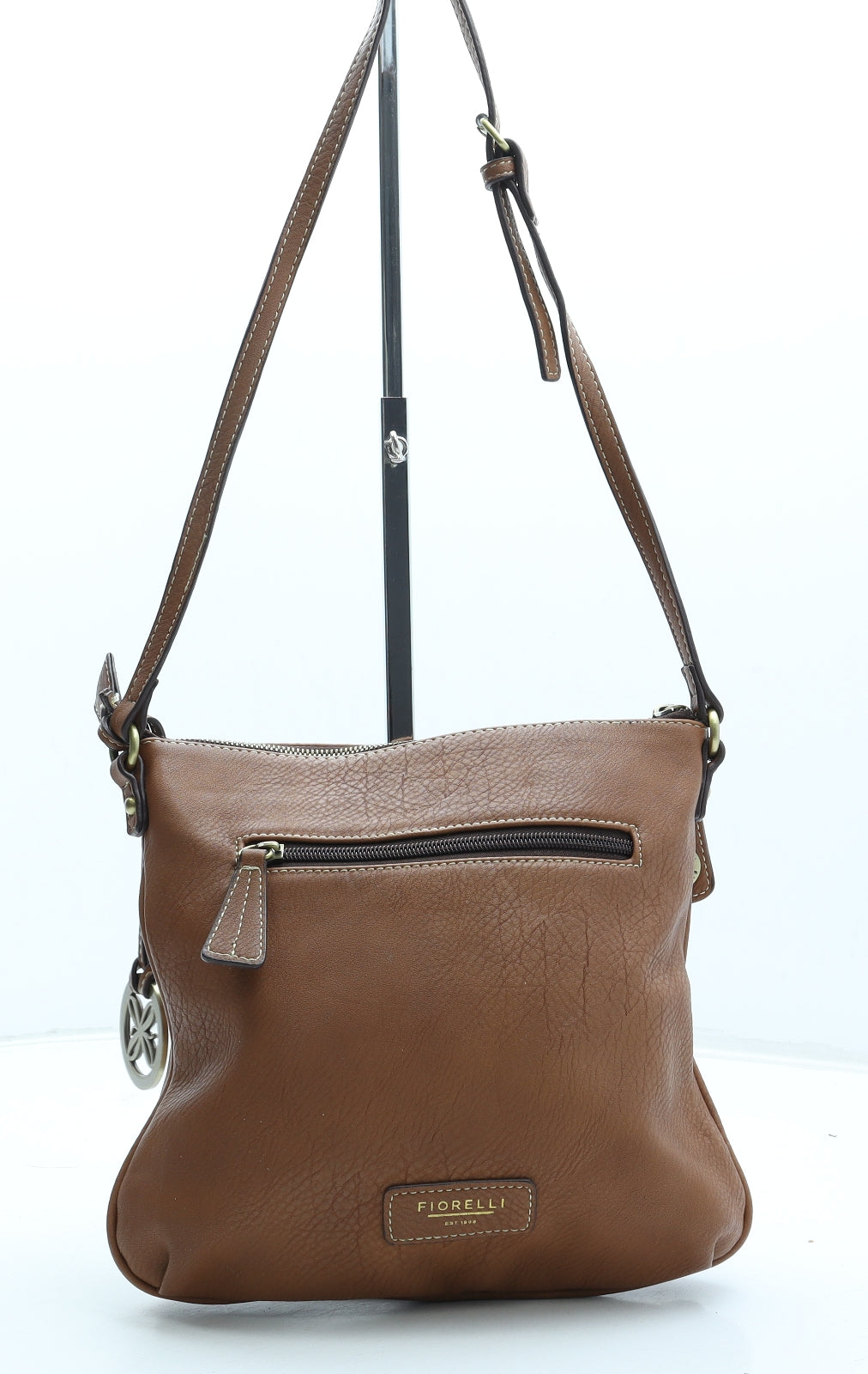 Fiorelli Womens Brown Polyurethane Crossbody Size Small