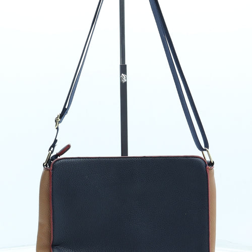Preworn Womens Blue Polyurethane Crossbody Size Small