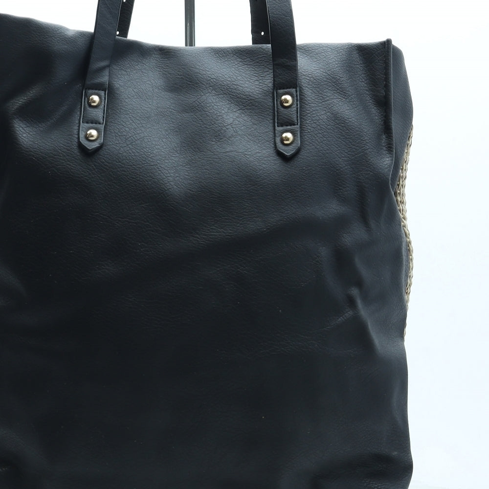 New Look Womens Brown Geometric Polyurethane Shoulder Bag Size Medium