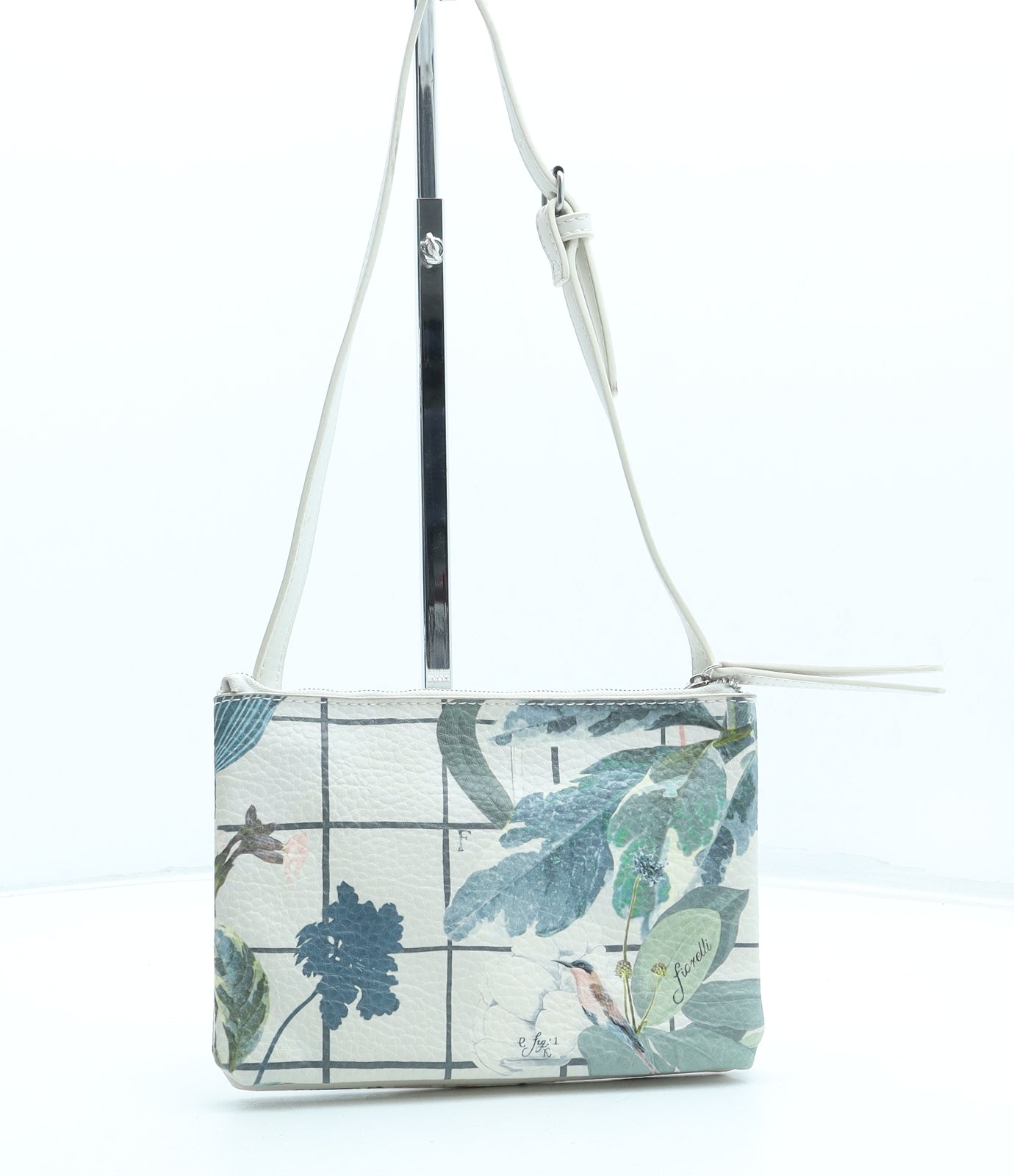Fiorelli Womens Multicoloured Floral Polyurethane Crossbody Size Small