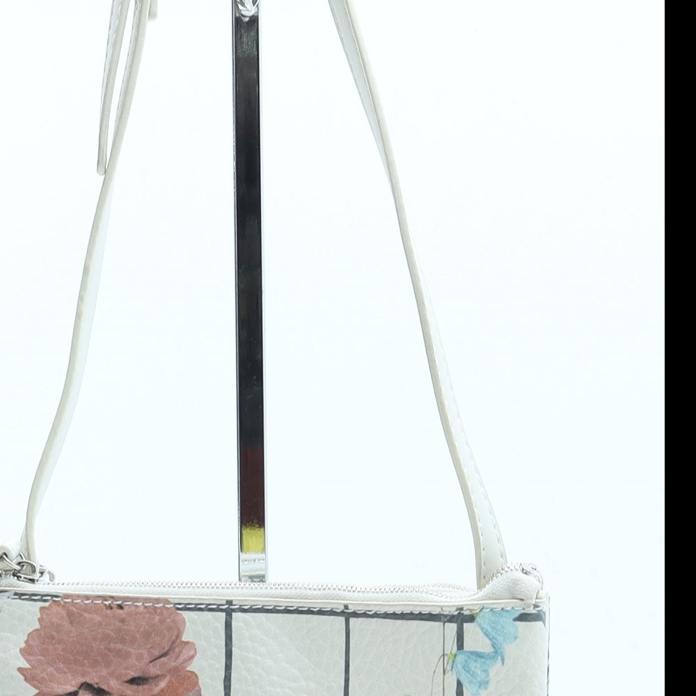 Fiorelli Womens Multicoloured Floral Polyurethane Crossbody Size Small