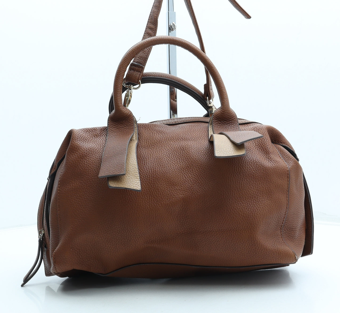 NEXT Womens Brown Polyurethane Hobo Bag Size Medium