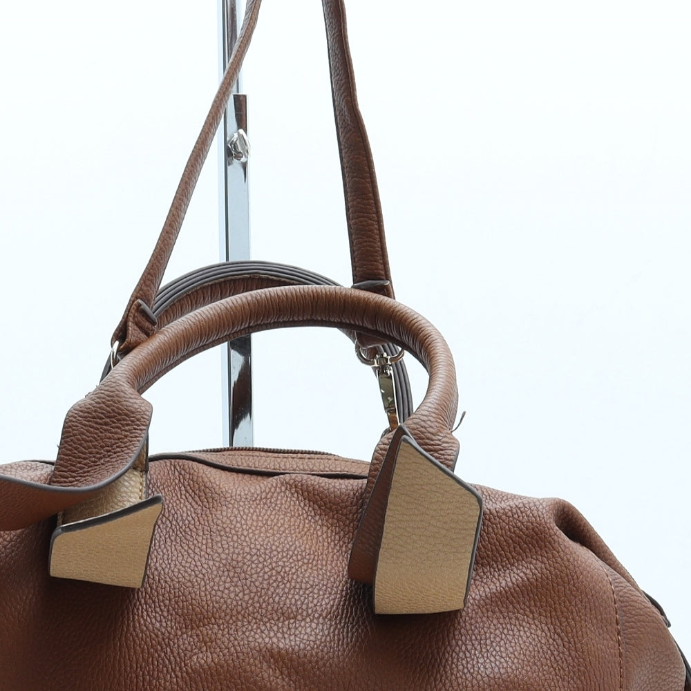 NEXT Womens Brown Polyurethane Hobo Bag Size Medium