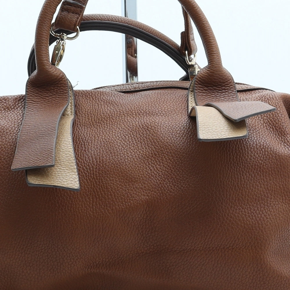 NEXT Womens Brown Polyurethane Hobo Bag Size Medium