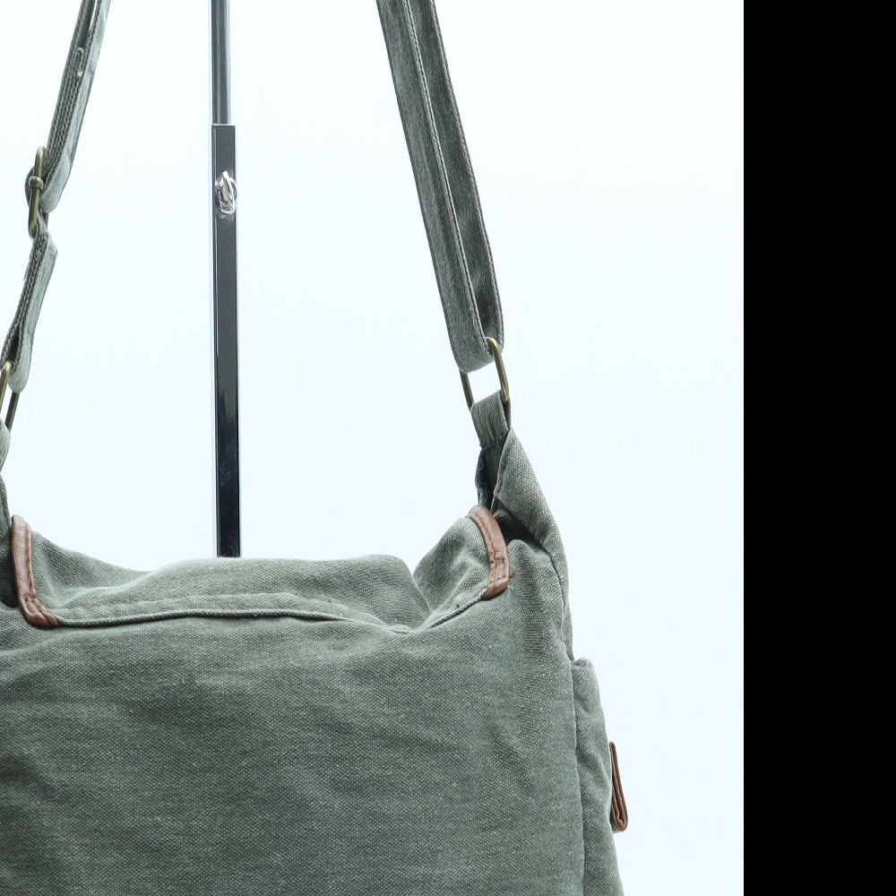 Matalan Womens Green Cotton Crossbody Size Medium