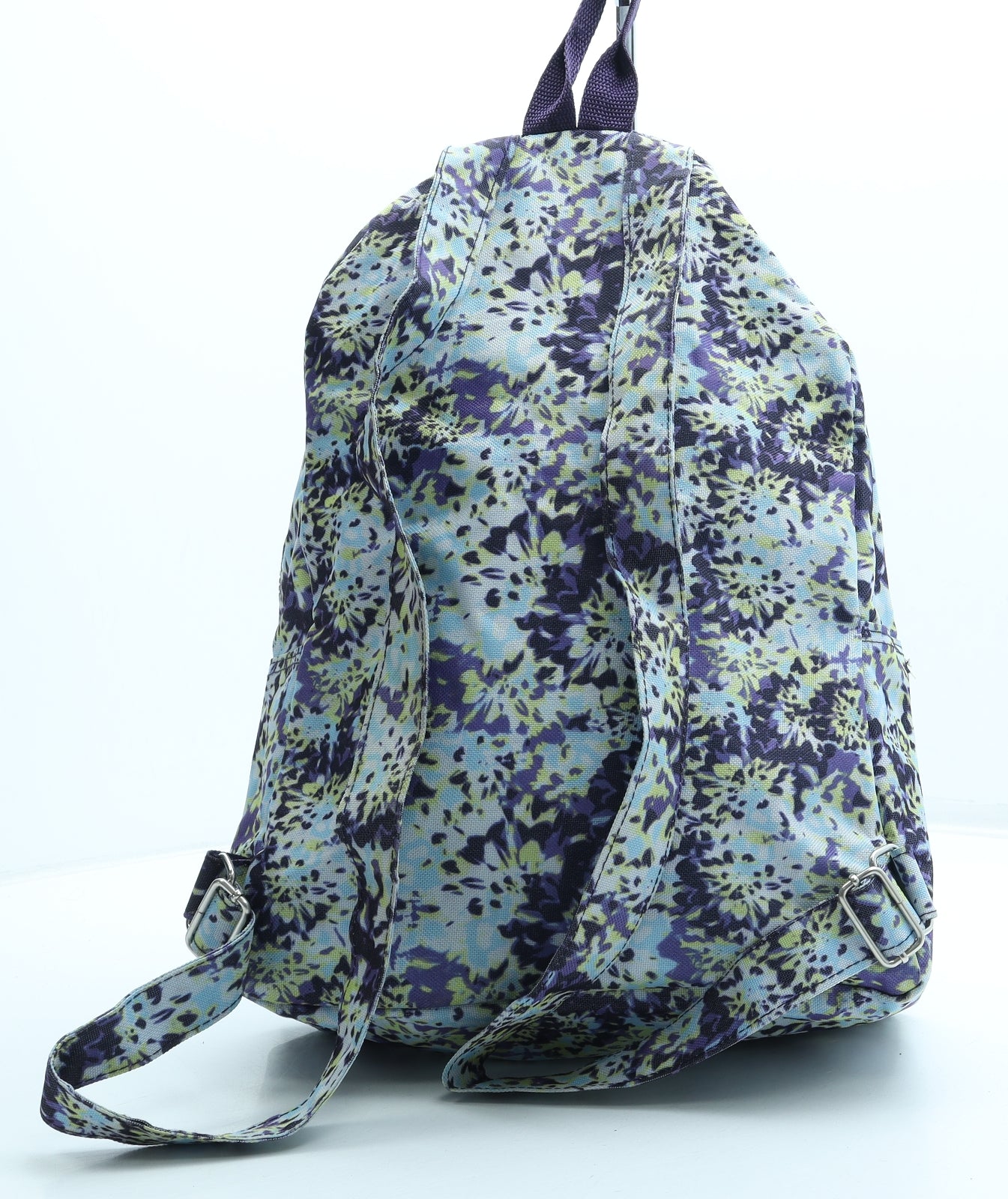 Preworn Womens Multicoloured Tie Dye Polyester Backpack Size Large