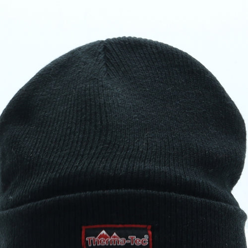 Therma-Tec Mens Black Acetate Beanie One Size