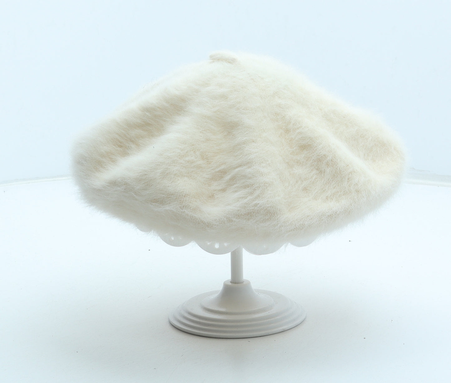 Kangol Womens Ivory Angora Beret One Size