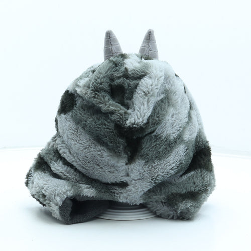 George Boys Grey Camouflage Polyester Winter Hat Size S - Dinosaur