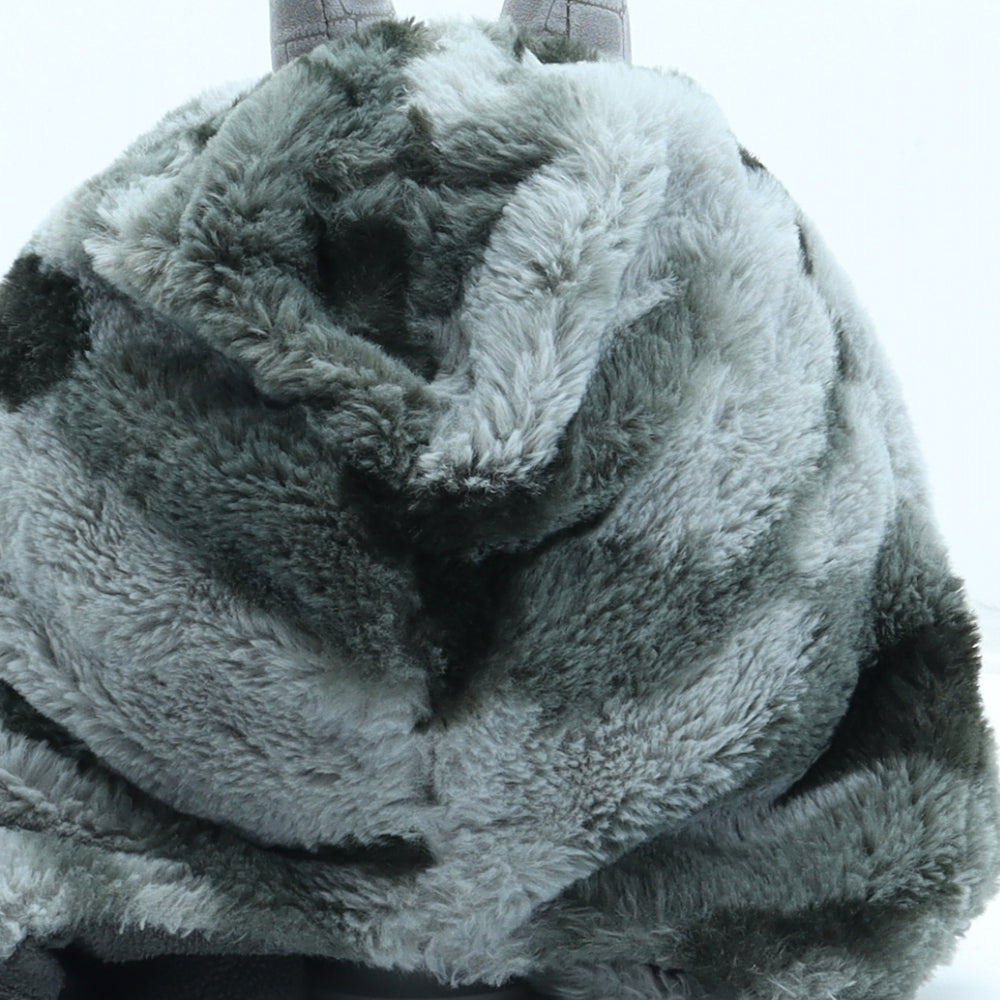 George Boys Grey Camouflage Polyester Winter Hat Size S - Dinosaur