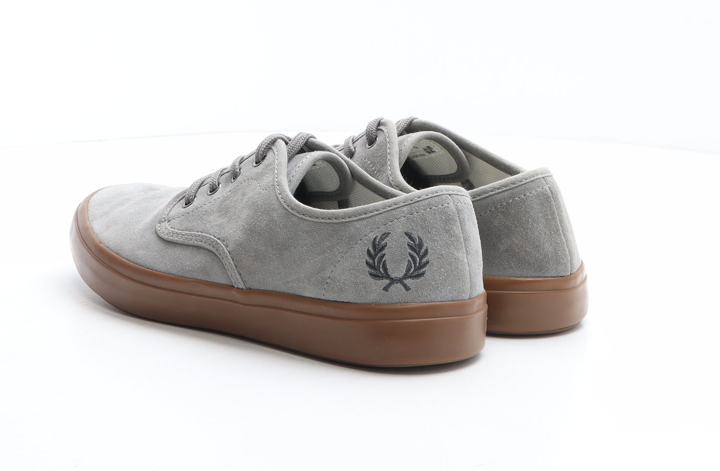 Fred Perry Womens Grey Suede Trainer UK 8 42