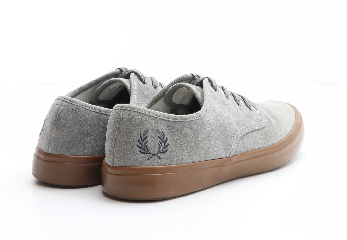 Fred Perry Womens Grey Suede Trainer UK 8 42