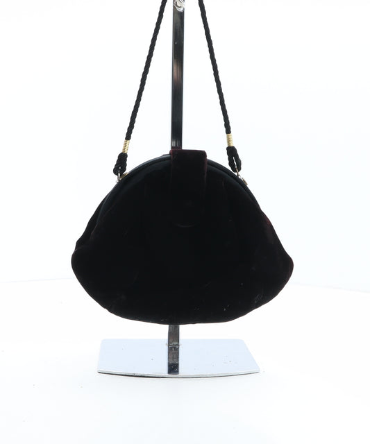 Preworn Womens Brown Solid Polyester Crossbody Size Small