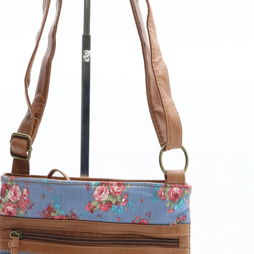 George Womens Multicoloured Floral Polyester Crossbody Size Medium