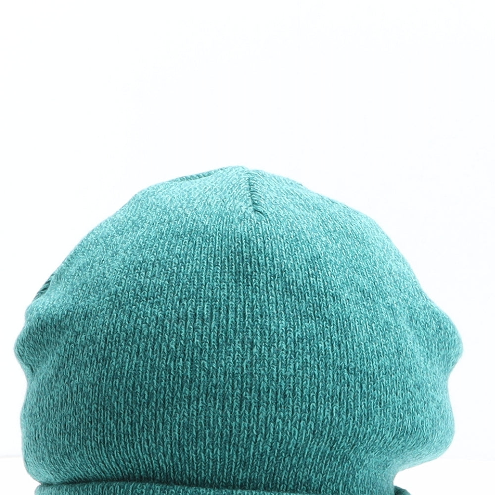 Outsidein Womens Green Acrylic Beanie One Size