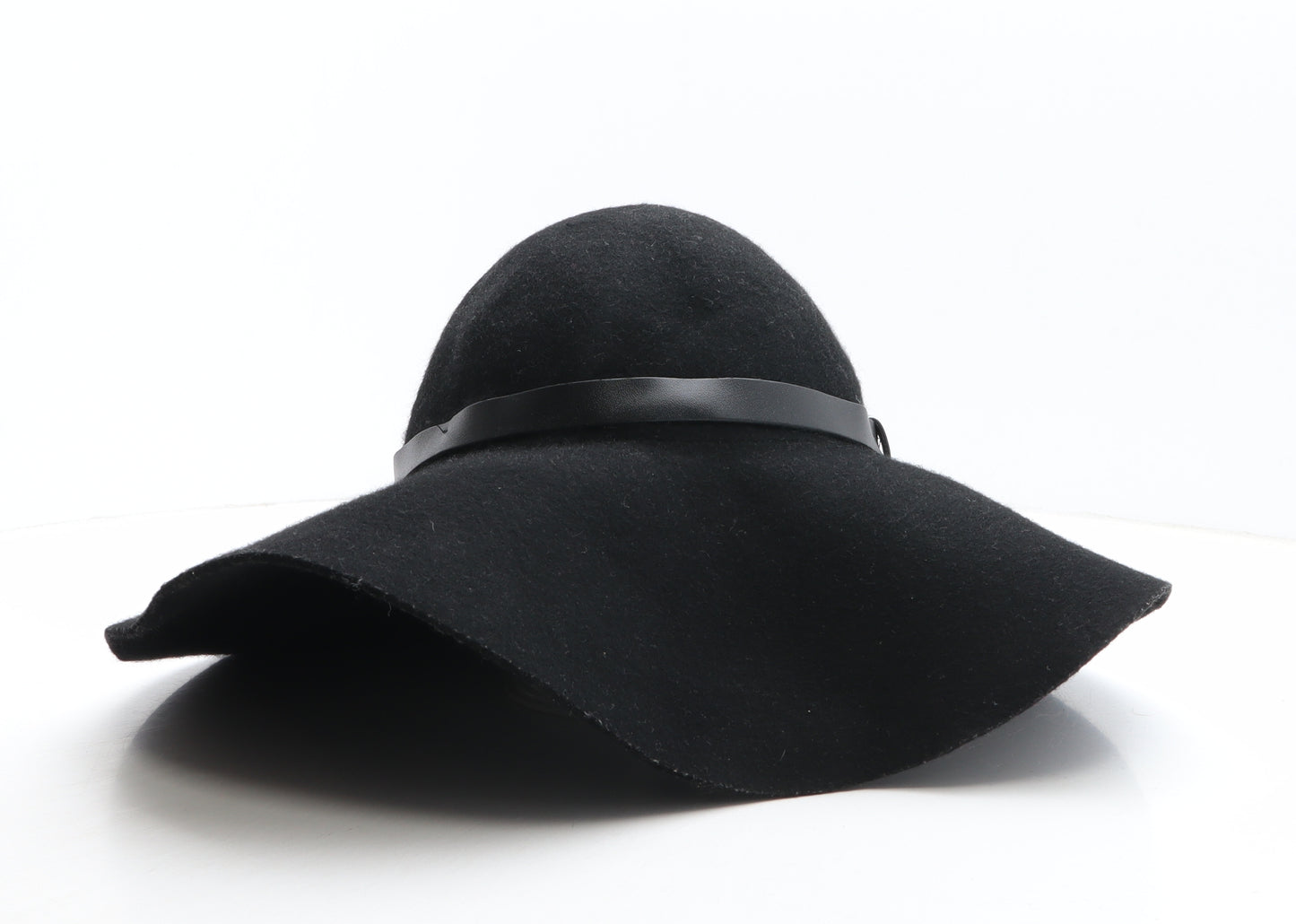 H&M Womens Black 100% Wool Sun Hat Size M