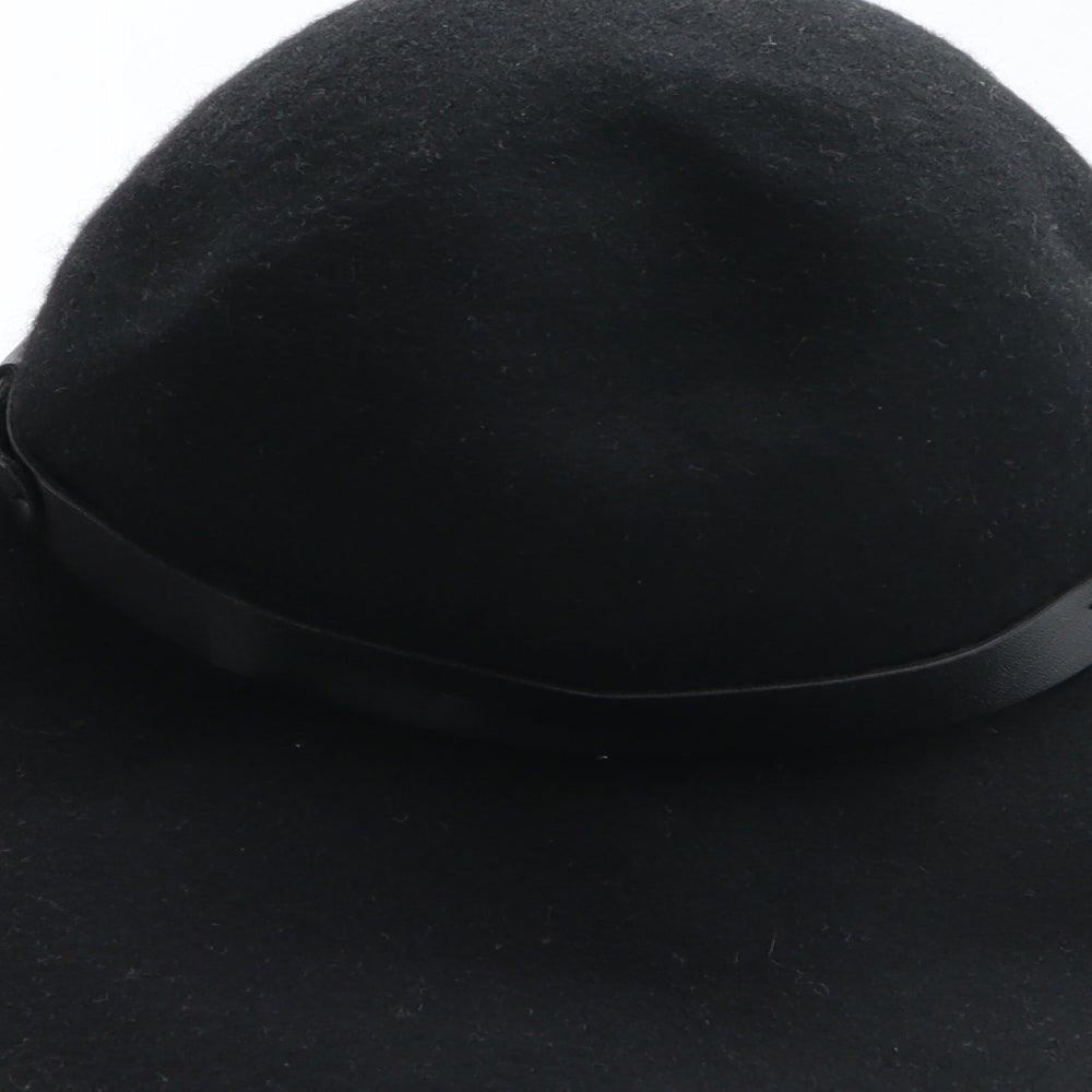 H&M Womens Black 100% Wool Sun Hat Size M