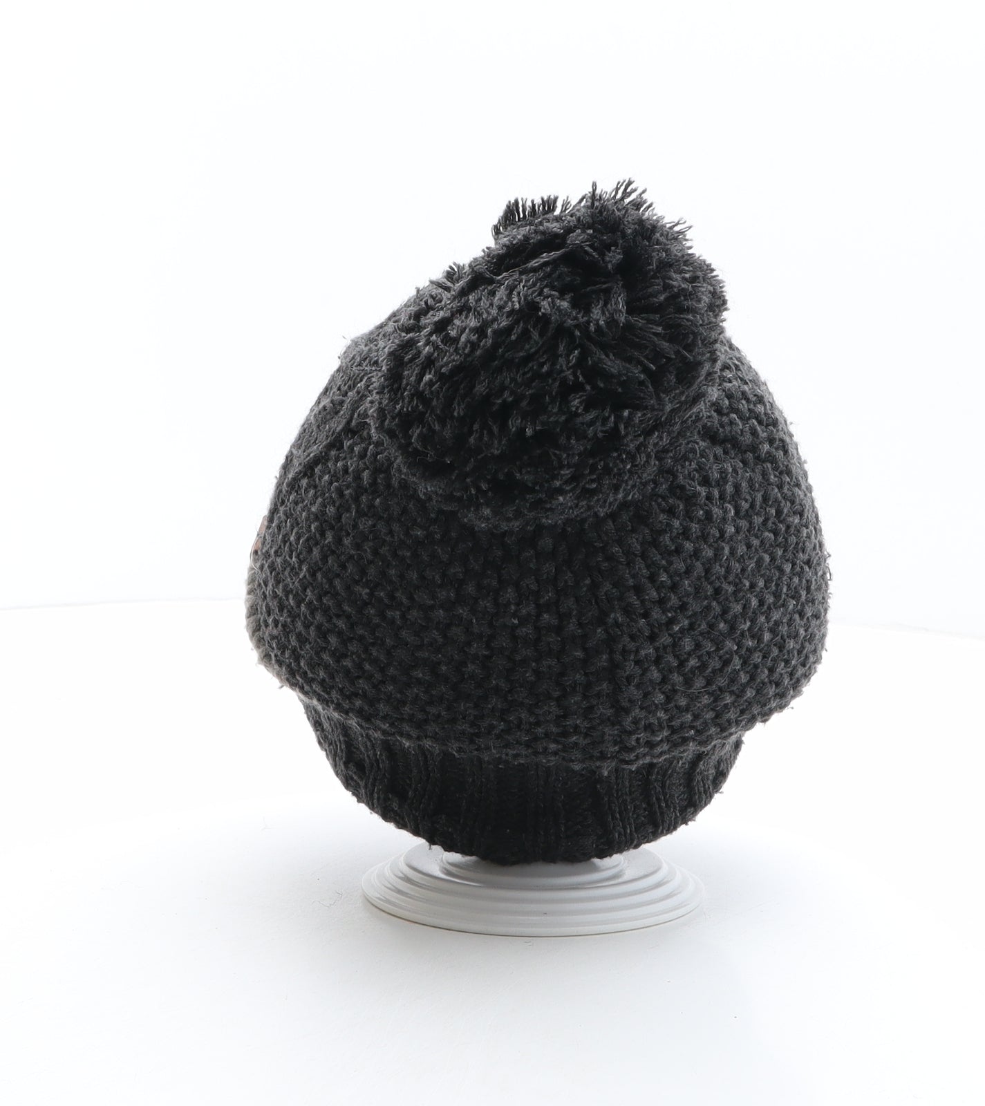 NEXT Boys Grey Acrylic Bobble Hat One Size