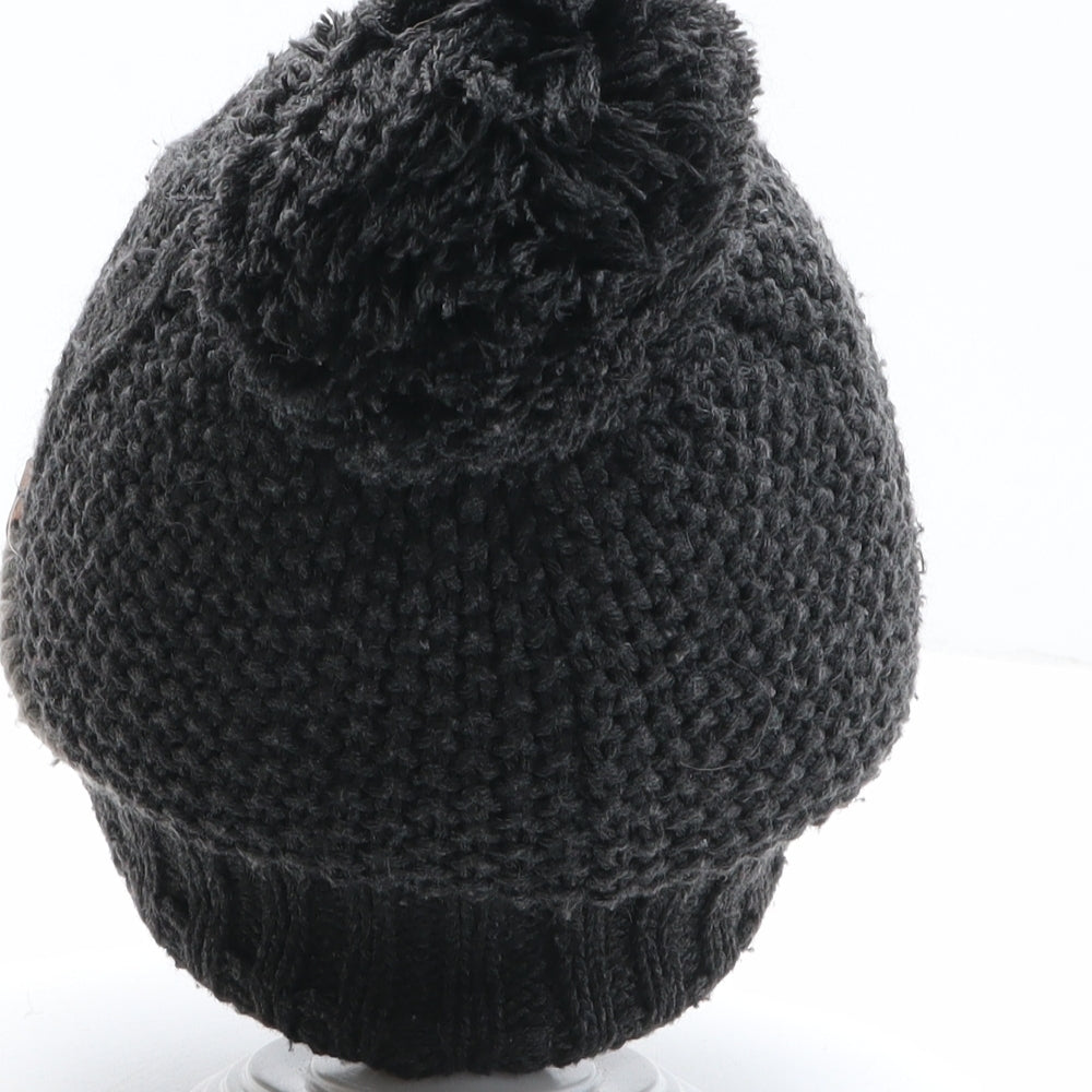 NEXT Boys Grey Acrylic Bobble Hat One Size