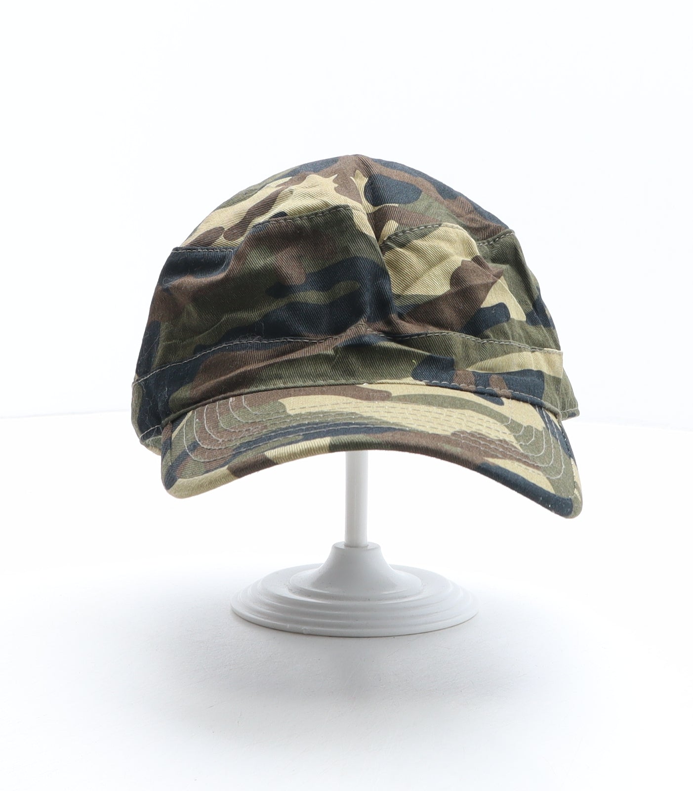 Beechfield Mens Green Camouflage Cotton Army Cap One Size