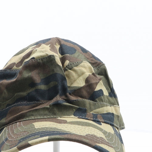 Beechfield Mens Green Camouflage Cotton Army Cap One Size