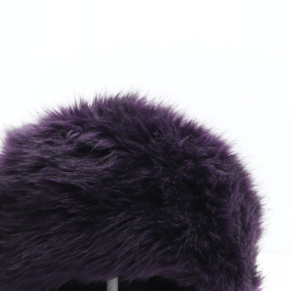 Star by Julien Macdonald Womens Purple Acrylic Cossack One Size