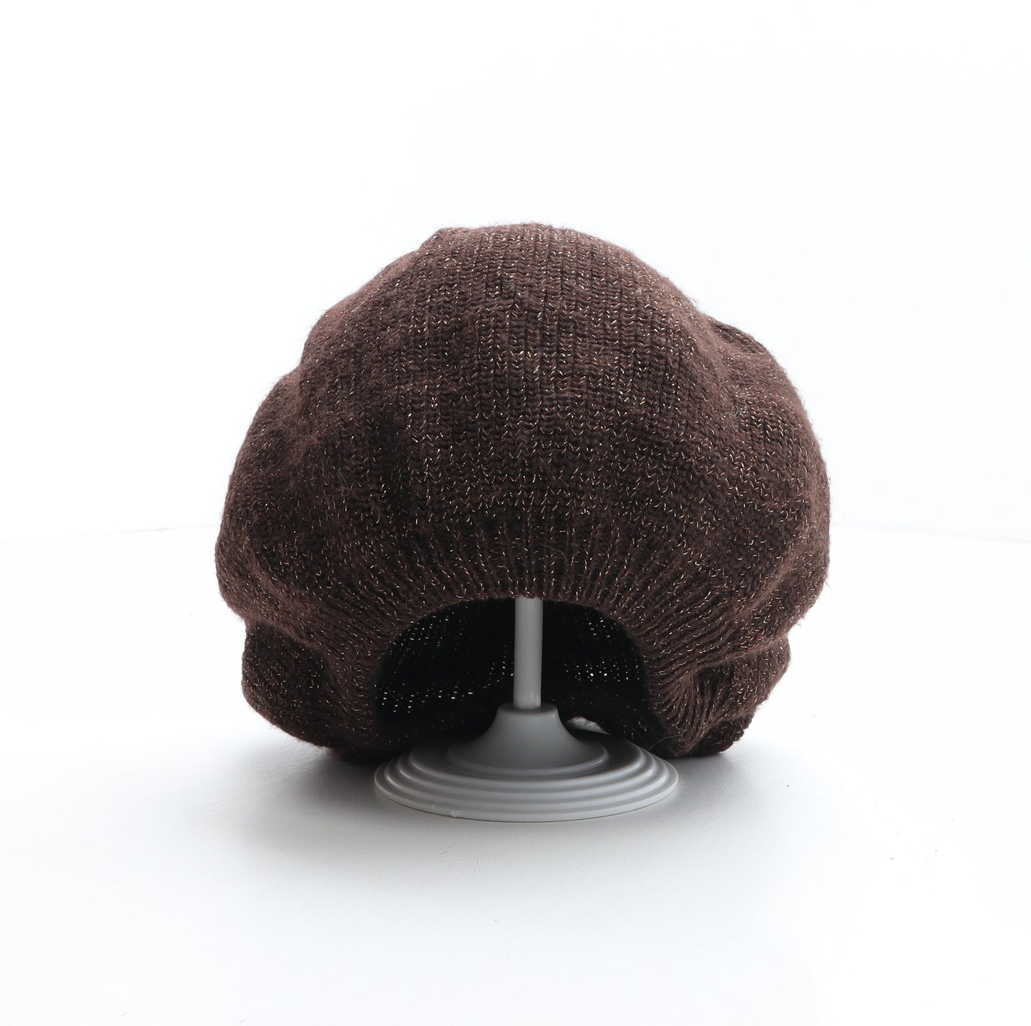Marks and Spencer Womens Brown Acrylic Beret One Size
