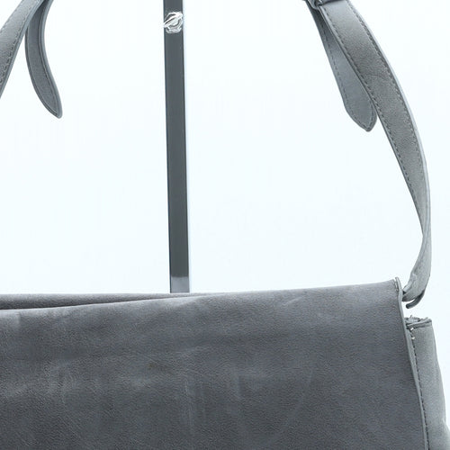 Parfois Womens Grey Polyurethane Crossbody Size Small