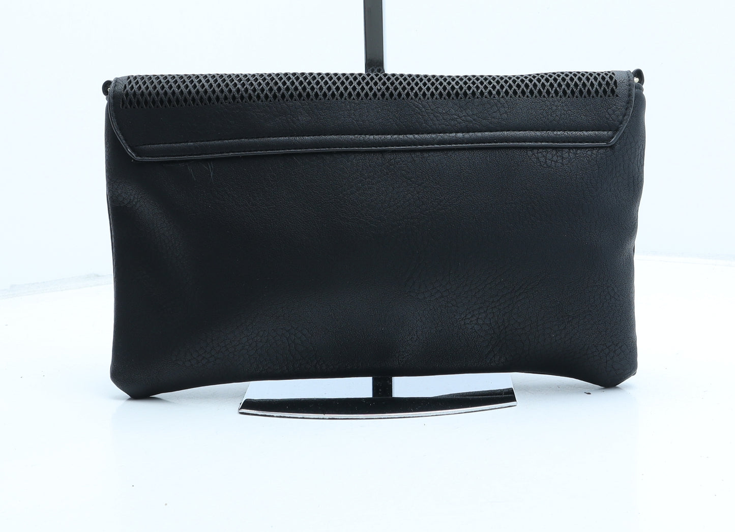 Matalan Womens Black Polyester Clutch Size Medium