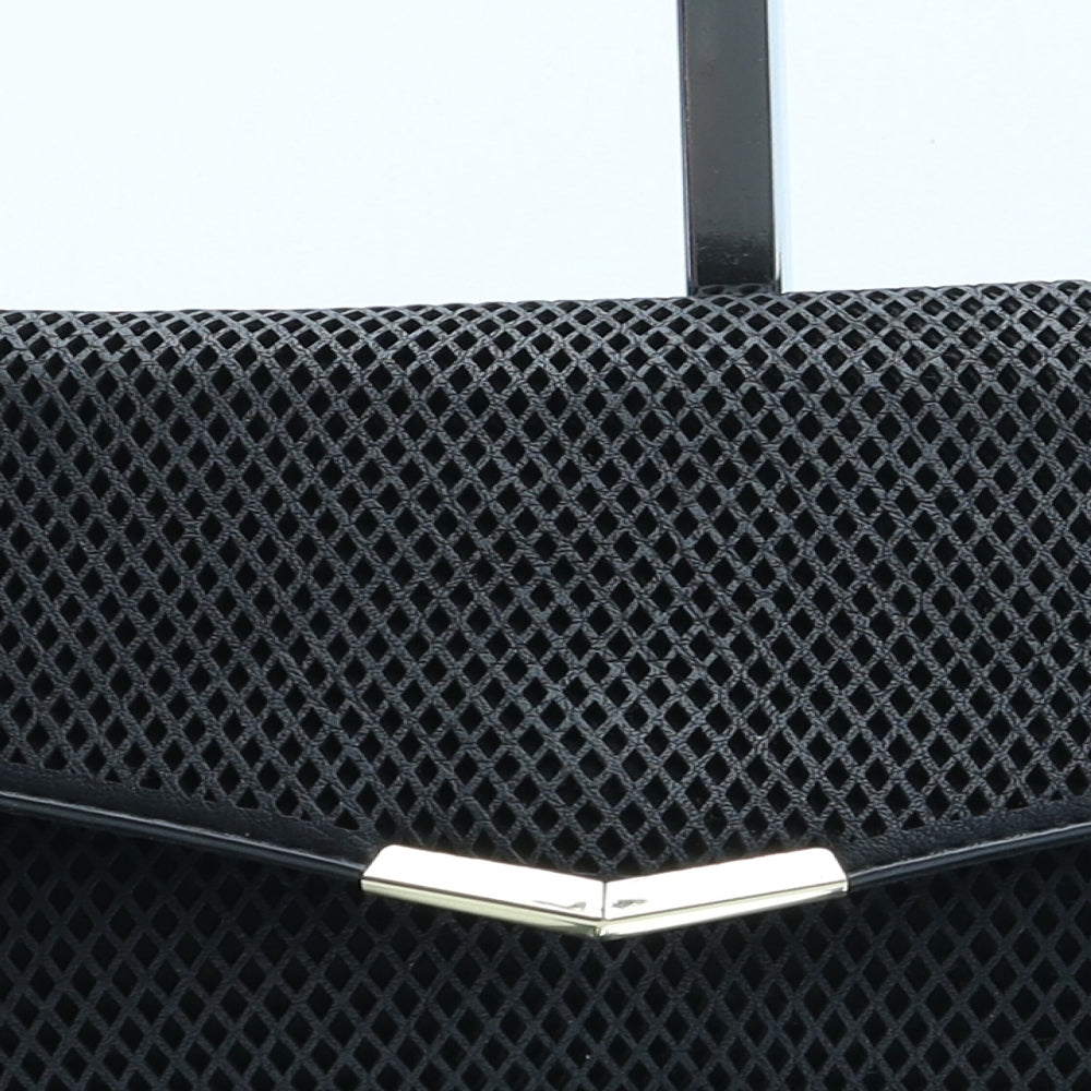 Matalan Womens Black Polyester Clutch Size Medium