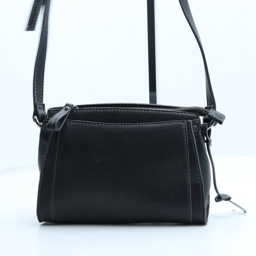 Jane Shilton Womens Black Polyurethane Crossbody Size Small