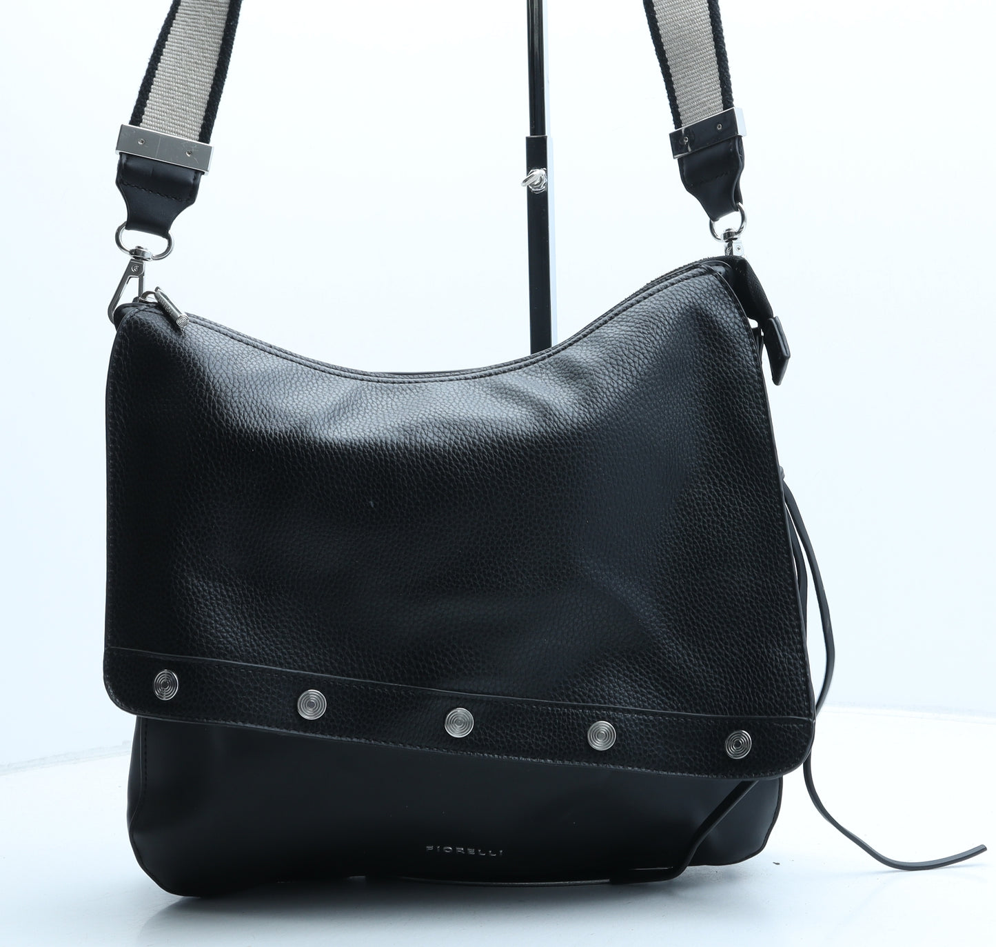 Fiorelli Womens Black Polyurethane Crossbody Size Medium